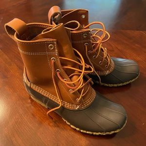 L.L. Bean 8” Bean Boots Tan/Brown